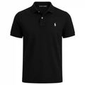 RL Polo Shirt Black - Premium Pique Cotton