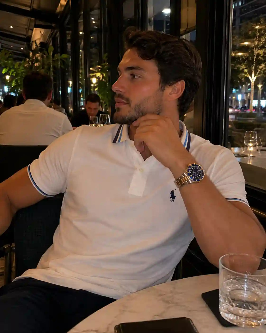 RL Polo Shirt White - Premium Pique Cotton